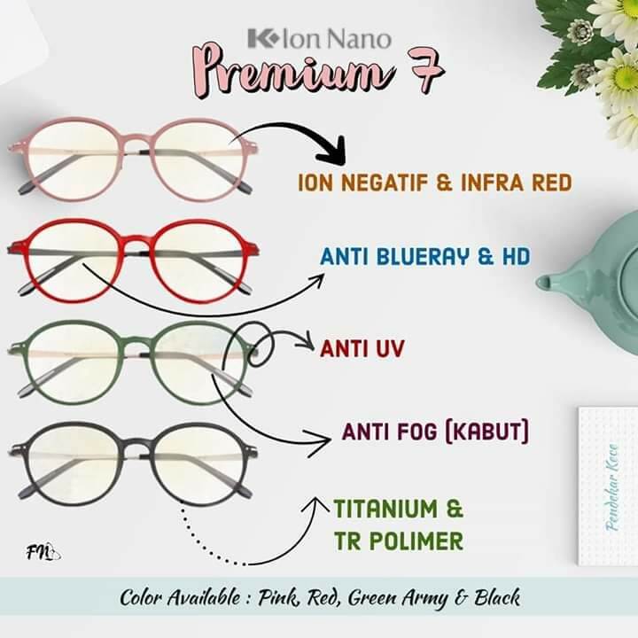 K-ion nano premium 7 kacamata terapi